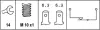 Brake light switch. Выключатель стоп сиганала HELLA PAGID 6DF007362001 (фото 2)