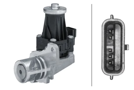 HELLA NISSAN клапан EGR NV200, QASHQAI II 1.5 dCi, RENAULT HELLA PAGID 6NU014864691