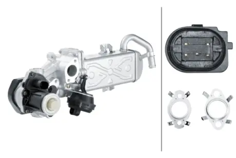 Клапан з радіатором AGR системи EGR VAG A3/Q3/Octavia/Suberb/Caddy III/Golf VI/Passat 1.6Tdi/2.0Tdi HELLA PAGID 6NU 358 167-001