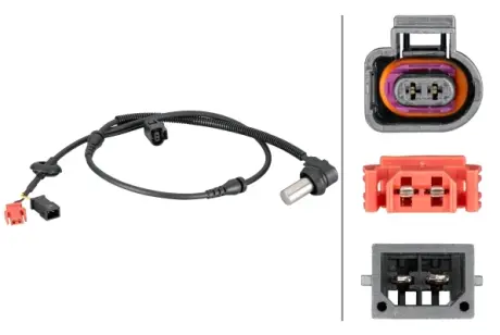 HELLA VW Датчик ABS передн. Passat 96-, Audi A4 95-, Skoda Super B 02- HELLA PAGID 6PU012806921