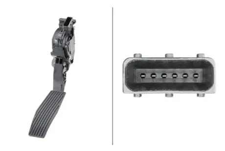 HELLA CHEVROLET Датчик положення педалі ходу CRUZE, OPEL ASTRA J, CASCADA HELLA PAGID 6PV009765711