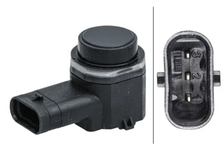 HELLA RENAULT Датчик паркування KANGOO, LAGUNA, MEGANE, SCENIC, TRAFIC HELLA PAGID 6PX358141531