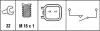 Reverse light switch. Выключатель фонаря заднего хода HELLA PAGID 6ZF010965051 (фото 2)