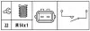 Reverse light switch. Выключатель фонаря заднего хода HELLA PAGID 6ZF181612031 (фото 2)