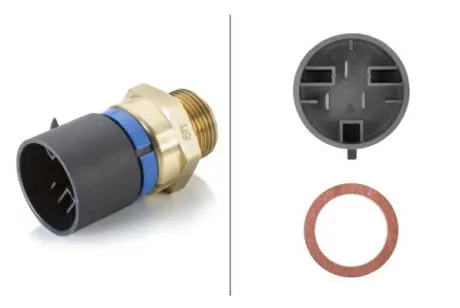Radiator fan temperature switch. Датчик температуры вентилятора охлаждающей жидкости HELLA PAGID 6ZT007800161