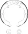 HELLA MITSUBISHI колодки ручного гальм.Grandis, Outlander 07- HELLA PAGID 8DA355050041 (фото 1)