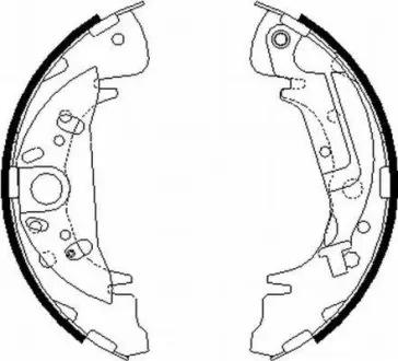 Комплект тормозных колодок HELLA PAGID 8DB355000361
