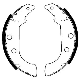 Комплект тормозных колодок HELLA PAGID 8DB355001101