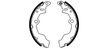Комплект тормозных колодок HELLA PAGID 8DB355001701