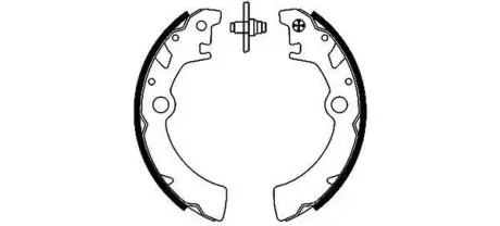 Комплект тормозных колодок HELLA PAGID 8DB355001911