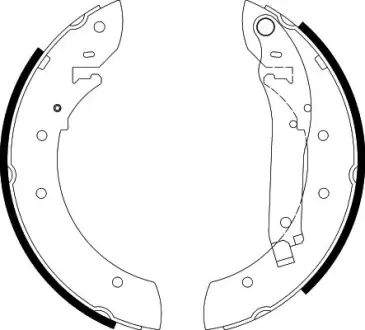 Комплект тормозных колодок HELLA PAGID 8DB355002011