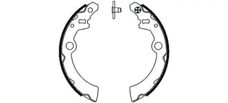 Комплект тормозных колодок HELLA PAGID 8DB355002171