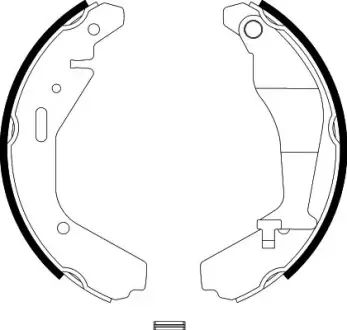 Комплект тормозных колодок HELLA PAGID 8DB355002951