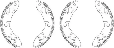 Комплект тормозных колодок HELLA PAGID 8DB355003101
