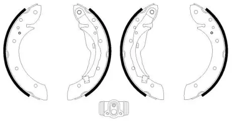 Комплект тормозных колодок HELLA PAGID 8DB355003161