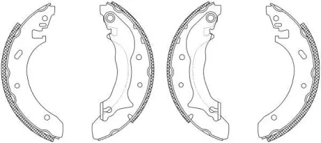 Комплект тормозных колодок HELLA PAGID 8DB355003241
