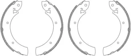 Комплект тормозных колодок HELLA PAGID 8DB355003251