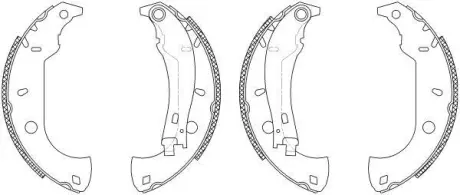 Комплект тормозных колодок HELLA PAGID 8DB355003361