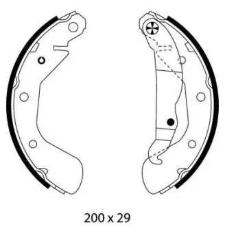 Комплект тормозных колодок HELLA PAGID 8DB355003421