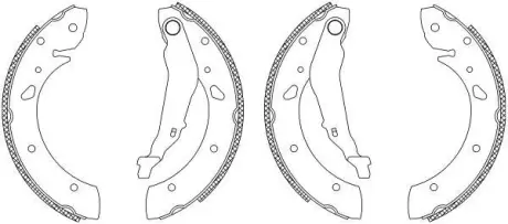 Комплект тормозных колодок HELLA PAGID 8DB355003451