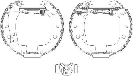 Комплект тормозных колодок HELLA PAGID 8DB355003631