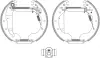 Комплект тормозных колодок HELLA PAGID 8DB355004301 (фото 2)