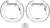 Комплект тормозных колодок HELLA PAGID 8DB355004321 (фото 2)