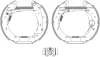 Комплект тормозных колодок HELLA PAGID 8DB355004351 (фото 1)