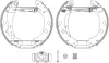 Комплект тормозных колодок HELLA PAGID 8DB355004671 (фото 2)