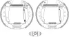 Комплект тормозных колодок HELLA PAGID 8DB355005201 (фото 2)