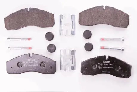 Комплект тормозных колодок, дисковый тормоз HELLA PAGID 8DB355005561