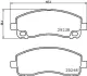 Комплект тормозных колодок, дисковый тормоз HELLA PAGID 8DB355005601 (фото 1)