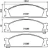 Комплект тормозных колодок, дисковый тормоз HELLA PAGID 8DB355005651 (фото 4)