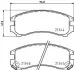 Комплект тормозных колодок, дисковый тормоз HELLA PAGID 8DB355005681 (фото 2)