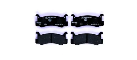 Комплект тормозных колодок, дисковый тормоз HELLA PAGID 8DB355005701
