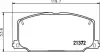 Комплект тормозных колодок, дисковый тормоз HELLA PAGID 8DB355005771 (фото 2)