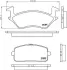 Комплект тормозных колодок, дисковый тормоз HELLA PAGID 8DB355005811 (фото 1)