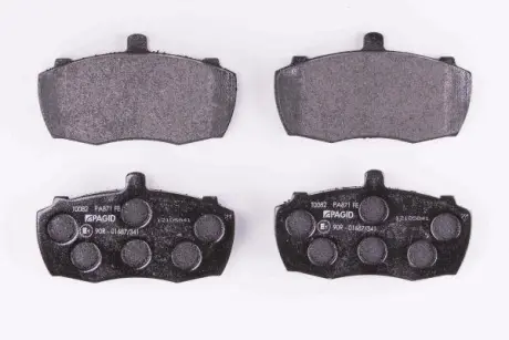Комплект тормозных колодок, дисковый тормоз HELLA PAGID 8DB355005851