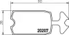 Комплект тормозных колодок, дисковый тормоз HELLA PAGID 8DB355005881 (фото 1)