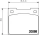Комплект тормозных колодок, дисковый тормоз HELLA PAGID 8DB355005971 (фото 1)