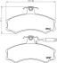 Комплект тормозных колодок, дисковый тормоз HELLA PAGID 8DB355006011 (фото 1)