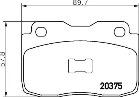 Комплект тормозных колодок, дисковый тормоз HELLA PAGID 8DB355006051