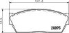 Комплект тормозных колодок, дисковый тормоз HELLA PAGID 8DB355006111 (фото 1)