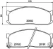 Комплект тормозных колодок, дисковый тормоз HELLA PAGID 8DB355006211 (фото 4)
