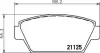 Комплект тормозных колодок, дисковый тормоз HELLA PAGID 8DB355006231 (фото 2)