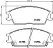 Комплект тормозных колодок, дисковый тормоз HELLA PAGID 8DB355006271 (фото 4)