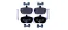 Комплект тормозных колодок, дисковый тормоз HELLA PAGID 8DB355006361 (фото 1)