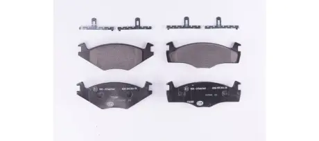 Комплект тормозных колодок, дисковый тормоз HELLA PAGID 8DB355006381