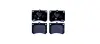 Комплект тормозных колодок, дисковый тормоз HELLA PAGID 8DB355006481 (фото 1)