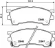 Комплект тормозных колодок, дисковый тормоз HELLA PAGID 8DB355006621 (фото 4)
